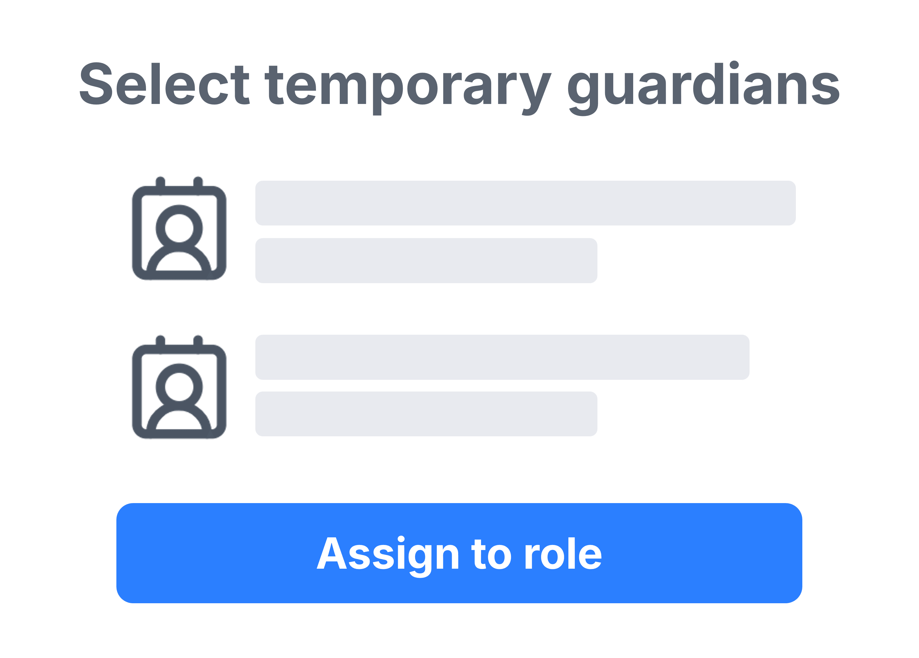 Easy role assignment